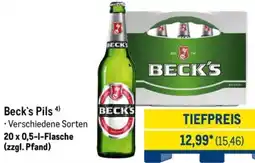 METRO Beck's Pils Angebot