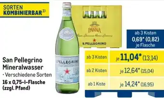 METRO San Pellegrino Mineralwasser Angebot