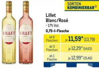 METRO Lillet Blanc/Rosé Angebot