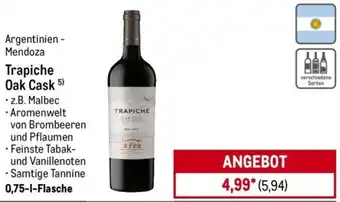 METRO Trapiche Oak Cask Angebot
