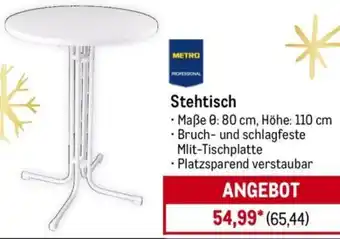 METRO METRO PROFESSIONAL Stehtisch Angebot