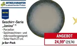 METRO METRO PROFESSIONAL Geschirr-Serie „Janina" Angebot