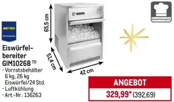 METRO METRO PROFESSIONAL Eiswürfelbereiter GIM1026B Angebot