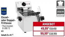 METRO METRO PROFESSIONAL Einzel- oder Doppel Fritteuse Angebot