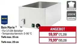 METRO METRO PROFESSIONAL Bain Marie Angebot