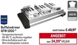 METRO METRO PROFESSIONAL Buffetwärmer GFW 1000 Angebot