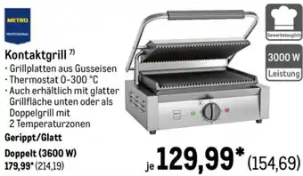 METRO METRO PROFESSIONAL Kontaktgrill Angebot