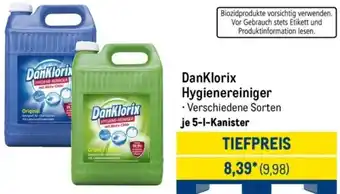 METRO DanKlorix Hygienereiniger Angebot