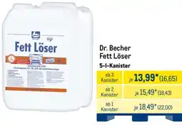 METRO Dr. Becher Fett Löser Angebot
