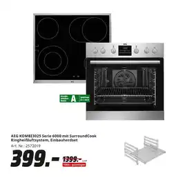 MediaMarkt Aeg kombi3025 serie 6000 mit surroundcook ringheißluftsystem, einbauherdset Angebot