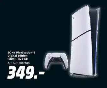 MediaMarkt Sony playstation5 digital edition (slim) Angebot
