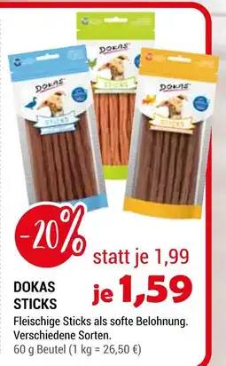 Zookauf Dokas sticks Angebot