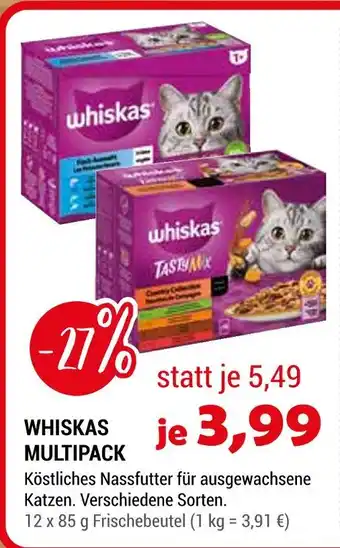 Zookauf Whiskas multipack Angebot