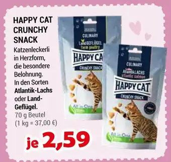 Zookauf Happy cat crunchy snack Angebot