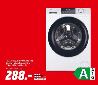 MediaMarkt Haier hw70-bp14929 i-pro series 1 waschmaschine Angebot