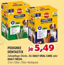 Zookauf Pedigree dentastix daily oral care oder daily fresh Angebot