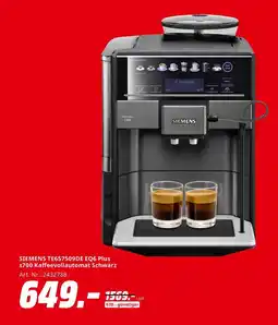 MediaMarkt Siemens te657509de eq6 plus s700 kaffeevollautomat schwarz Angebot