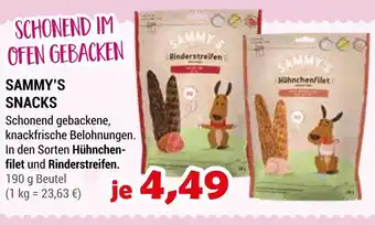 Zookauf Sammy's snacks Angebot