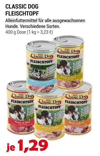 Zookauf Classic dog fleischtopf Angebot