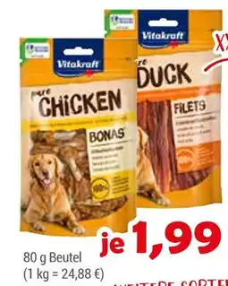 Zookauf Vitakraft pure chicken bonas Angebot