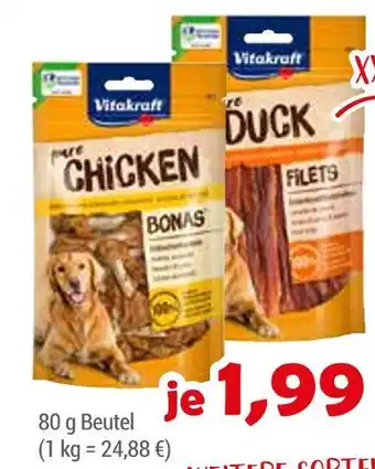Zookauf Vitakraft pure chicken bonas Angebot