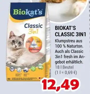 Zookauf Biokat's classic 3in1 Angebot