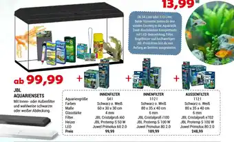 Zookauf Jbl aquarienset innenfilter Angebot