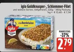 Edeka Iglo goldknusper-schlemmer-filet Angebot