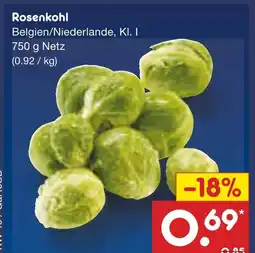 Netto Marken-Discount Rosenkohl Angebot