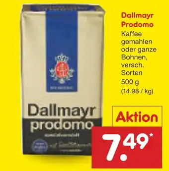 Netto Marken-Discount Dallmayr prodomo Angebot