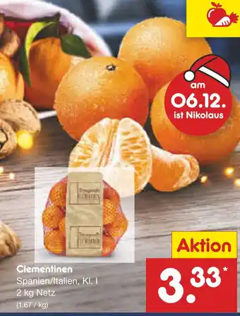 Netto Marken-Discount Clementinen Angebot