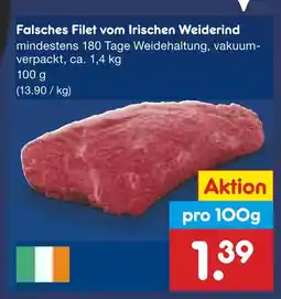 Netto Marken-Discount Falsches filet vom irischen weiderind Angebot