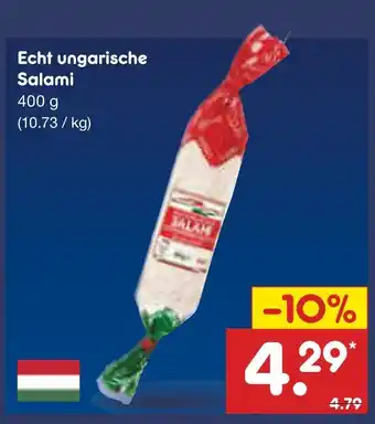 Netto Marken-Discount Echt ungarische salami Angebot