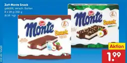 Netto Marken-Discount Zott monte snack Angebot