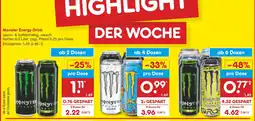 Netto Marken-Discount Monster energy energy drink Angebot