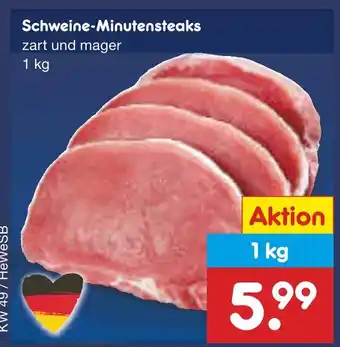 Netto Marken-Discount Schweine-minutensteaks Angebot
