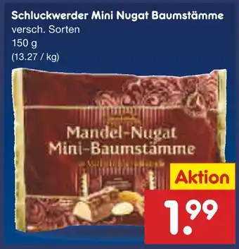 Netto Marken-Discount Schluckwerder mini nugat baumstämme Angebot