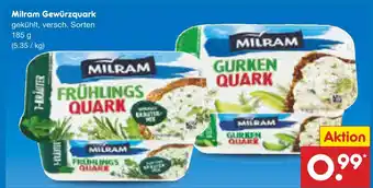 Netto Marken-Discount Milram frühlings quark Angebot
