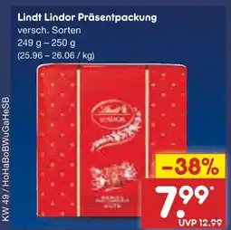 Netto Marken-Discount Lindt lindor präsentpackung Angebot