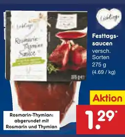 Netto Marken-Discount Festtagssaucen Angebot
