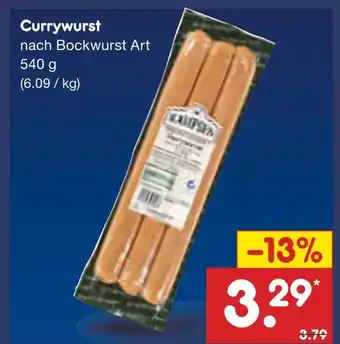 Netto Marken-Discount Currywurst Angebot