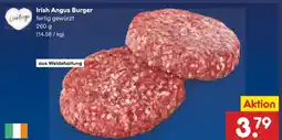 Netto Marken-Discount Irish angus burger Angebot
