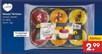 Netto Marken-Discount Dessert törtchen Angebot