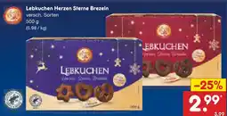 Netto Marken-Discount Lebkuchen herzen sterne brezeln Angebot