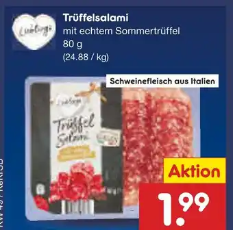 Netto Marken-Discount Trüffelsalami Angebot