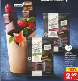 Netto Marken-Discount Lieblings domino-steine mit pistazie Angebot