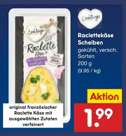 Netto Marken-Discount Raclettekäse scheiben Angebot