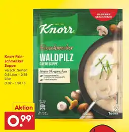 Netto Marken-Discount Knorr feinschmecker suppe waldpilz Angebot