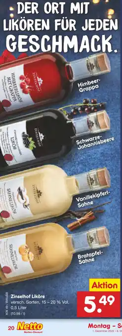 Netto Marken-Discount Zinsehof liköre Angebot