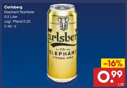 Netto Marken-Discount Carlsberg elephant starkbier Angebot